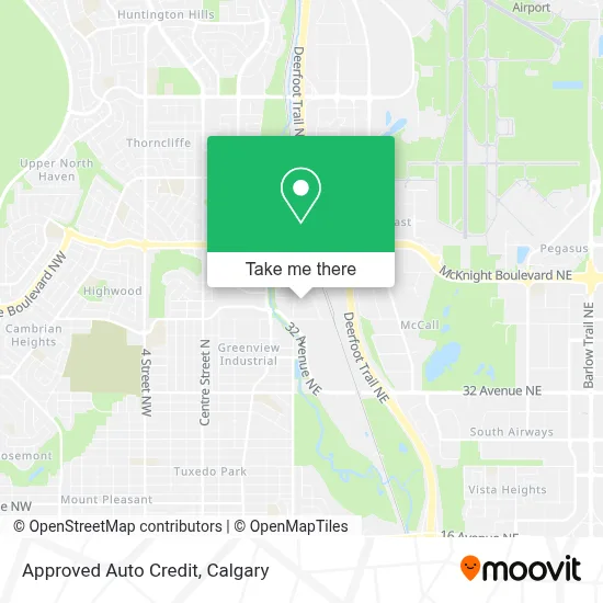 Approved Auto Credit map
