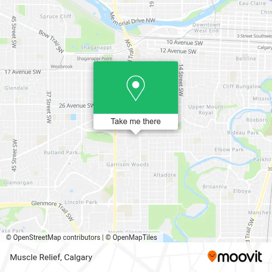 Muscle Relief map