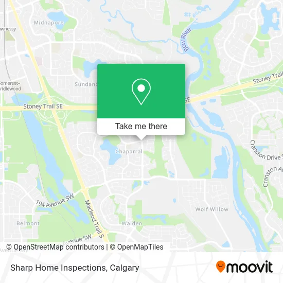 Sharp Home Inspections map