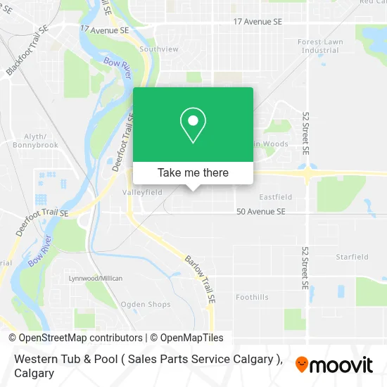 Western Tub & Pool ( Sales Parts Service Calgary ) map