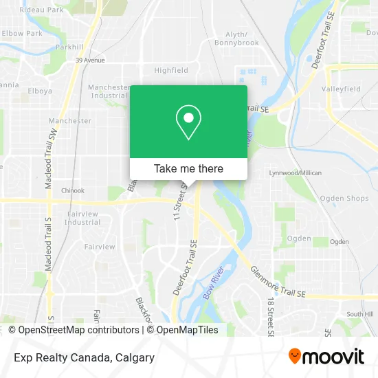 Exp Realty Canada map