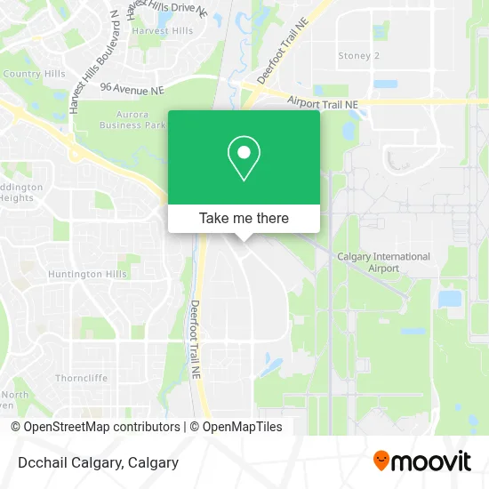 Dcchail Calgary map