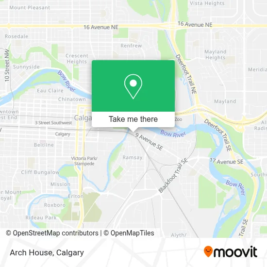 Arch House map