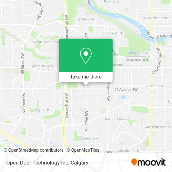 Open Door Technology Inc map