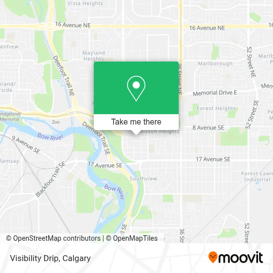 Visibility Drip map