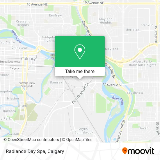 Radiance Day Spa map