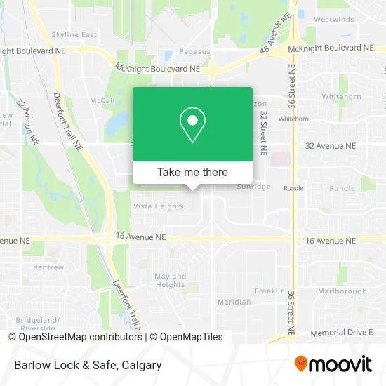 Barlow Lock & Safe map