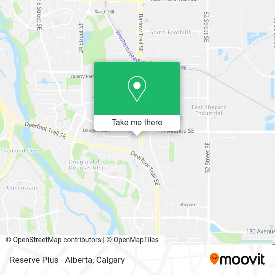 Reserve Plus - Alberta map