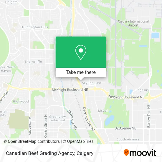 Canadian Beef Grading Agency map