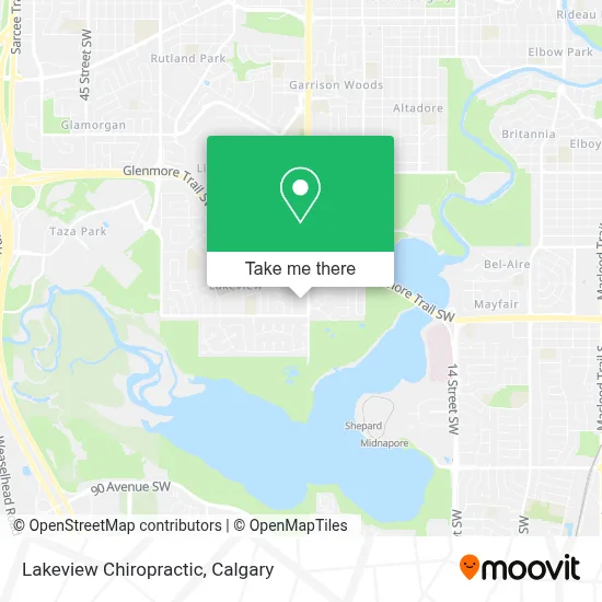 Lakeview Chiropractic map