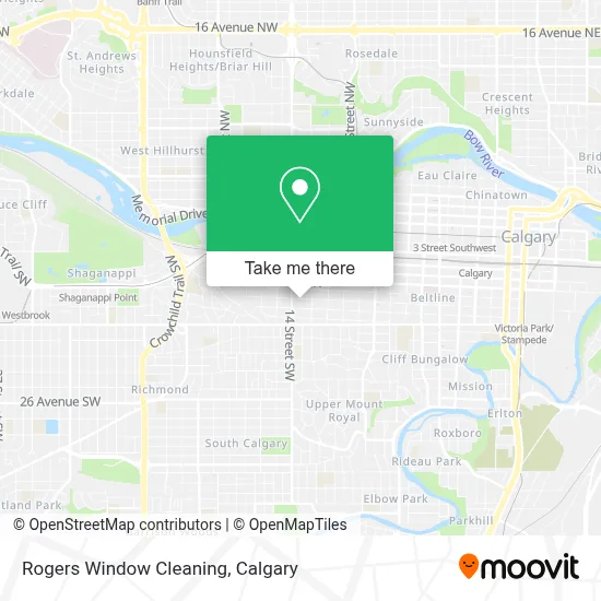 Rogers Window Cleaning map