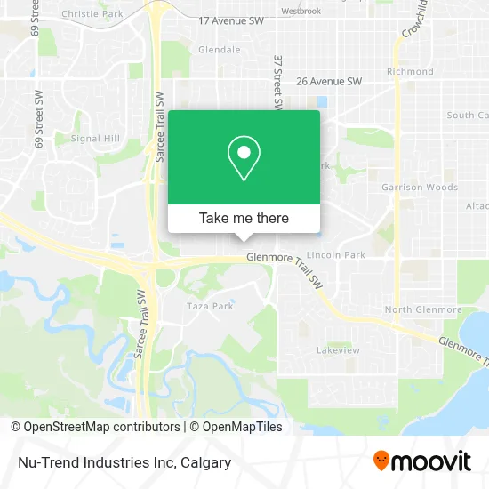 Nu-Trend Industries Inc map