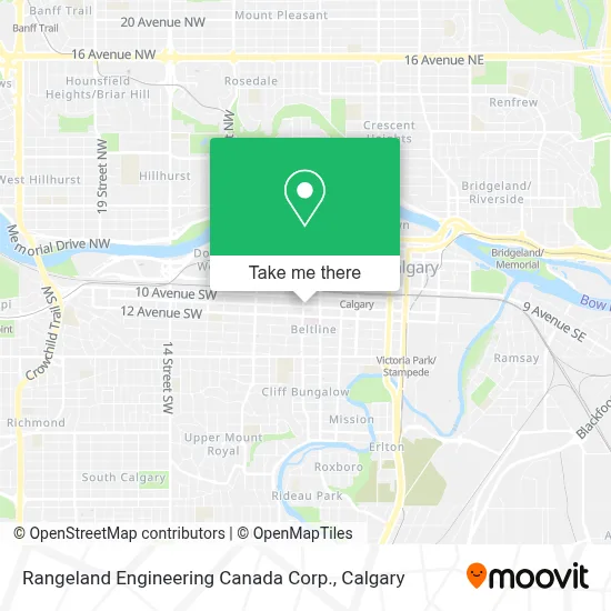 Rangeland Engineering Canada Corp. map