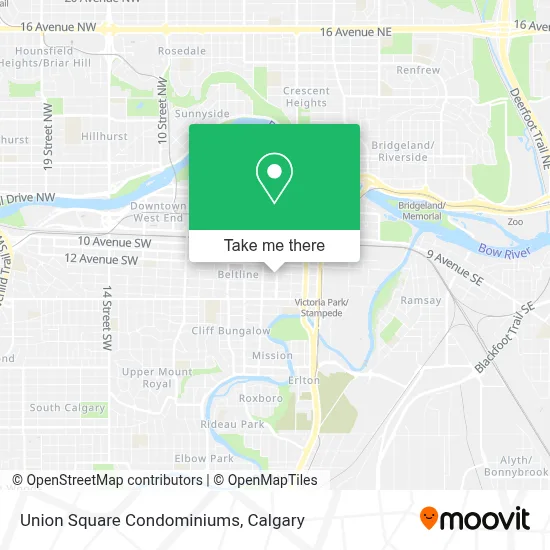 Union Square Condominiums map