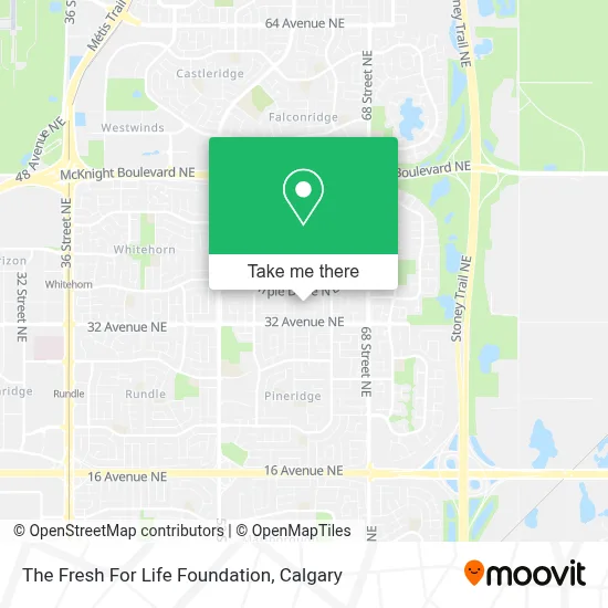 The Fresh For Life Foundation map