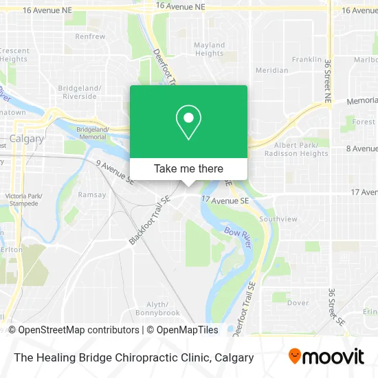 The Healing Bridge Chiropractic Clinic map
