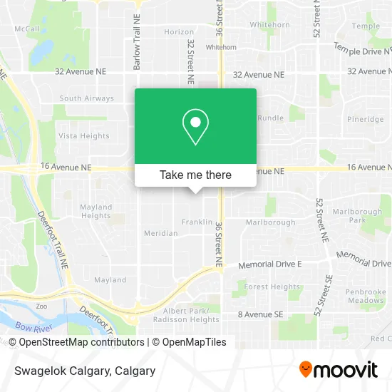 Swagelok Calgary map