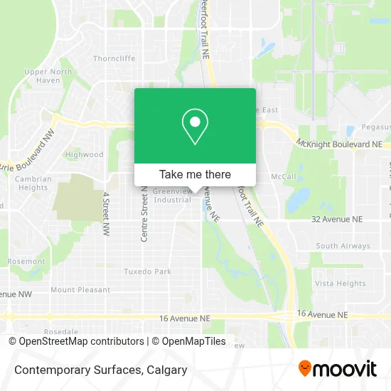 Contemporary Surfaces map