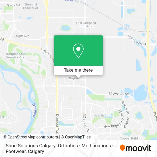 Shoe Solutions Calgary: Orthotics · Modifications · Footwear map