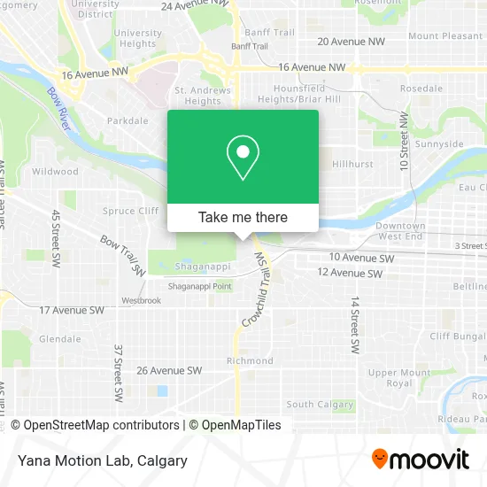 Yana Motion Lab map