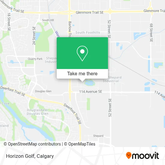 Horizon Golf map
