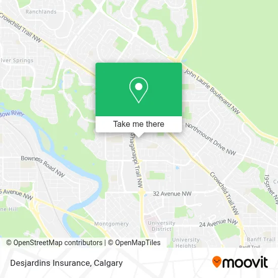 Desjardins Insurance map