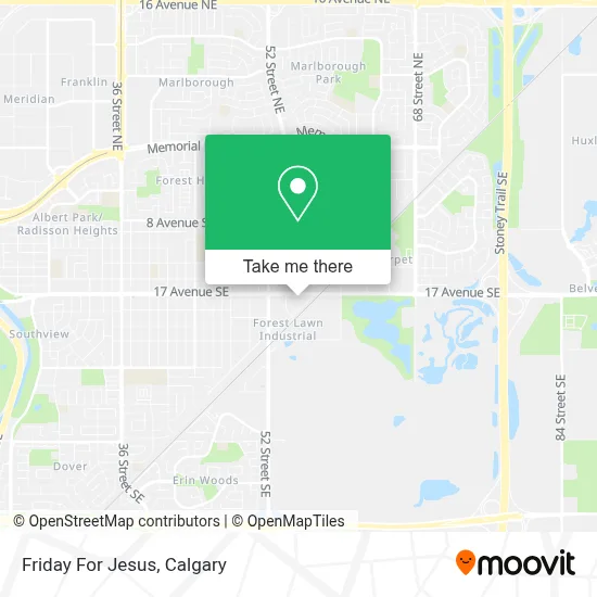 Friday For Jesus map