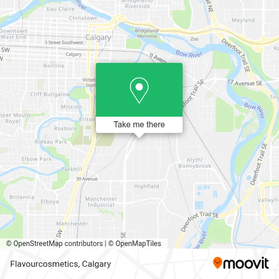 Flavourcosmetics map