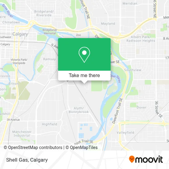 Shell Gas map