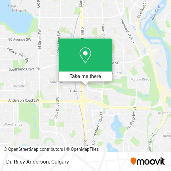 Dr. Riley Anderson map