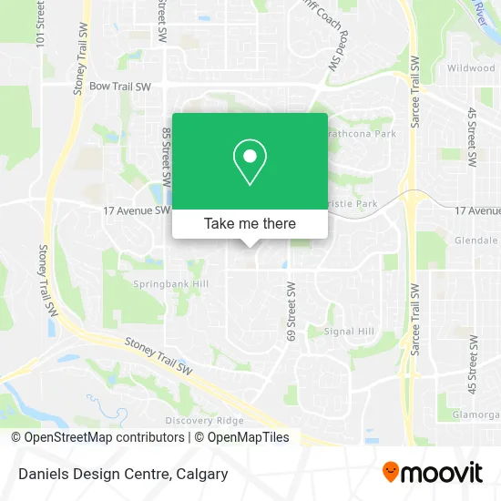 Daniels Design Centre map