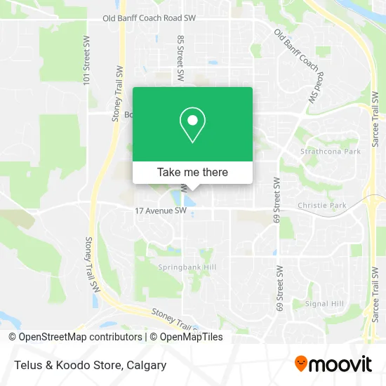 Telus & Koodo Store map
