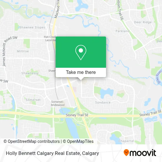 Holly Bennett Calgary Real Estate map