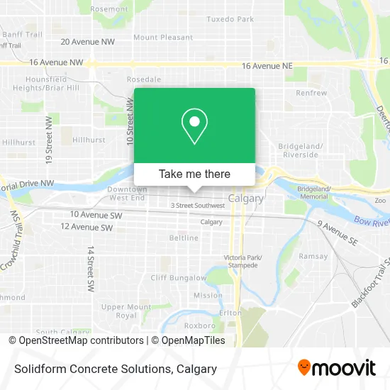 Solidform Concrete Solutions map