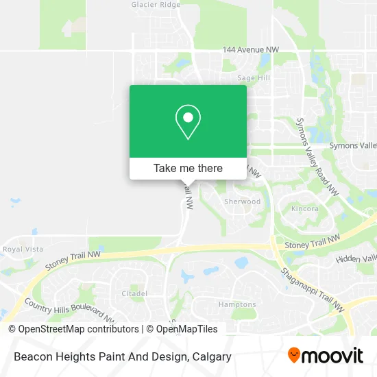 Beacon Heights Paint And Design map