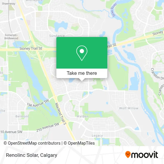 Renolinc Solar map