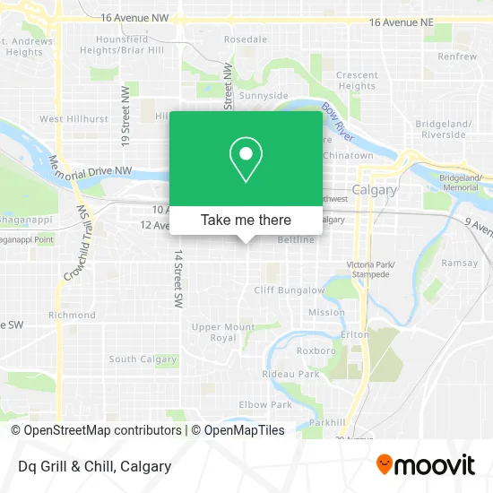 Dq Grill & Chill map