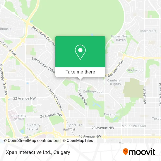 Xpan Interactive Ltd. map