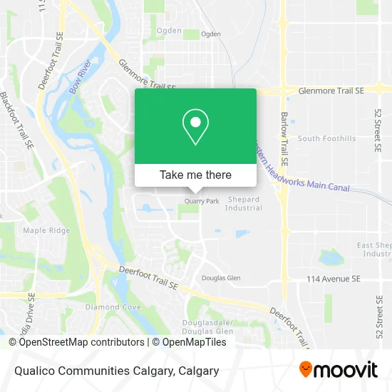 Qualico Communities Calgary map
