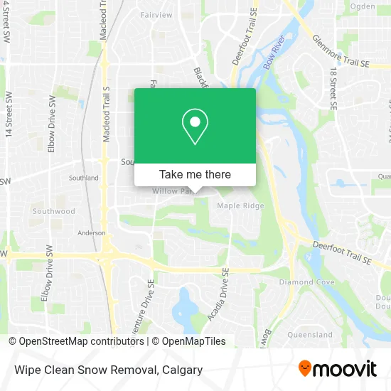 Wipe Clean Snow Removal map