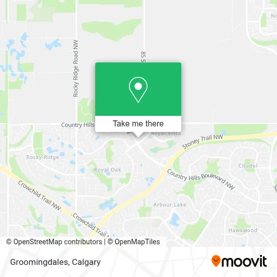 Groomingdales map