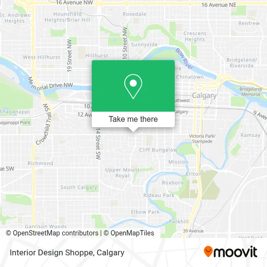 Interior Design Shoppe map