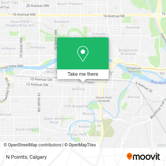 N Pointts map