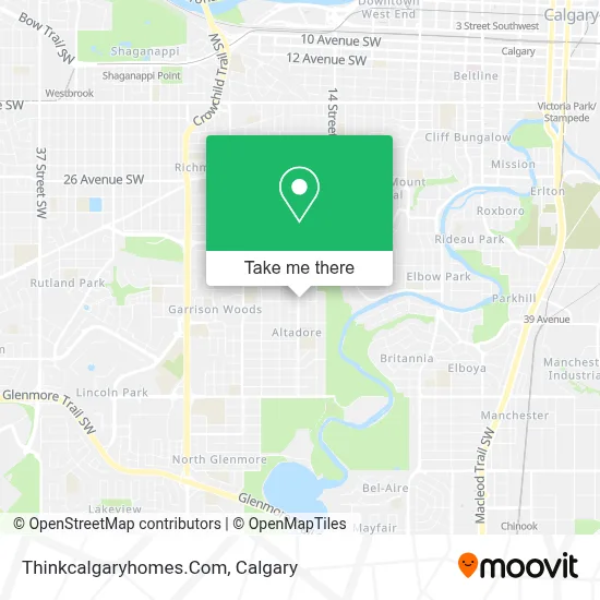 Thinkcalgaryhomes.Com map