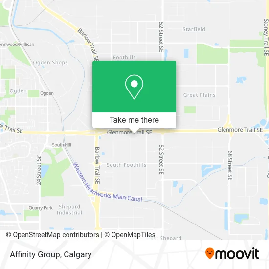 Affinity Group map