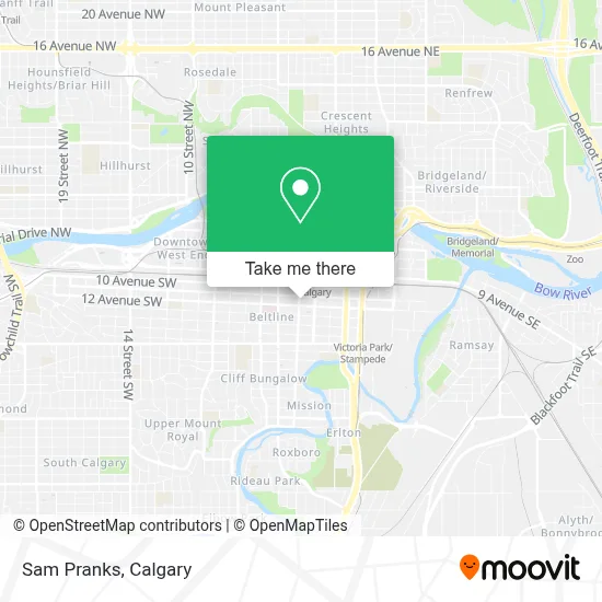 Sam Pranks map
