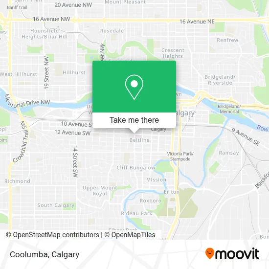 Coolumba map