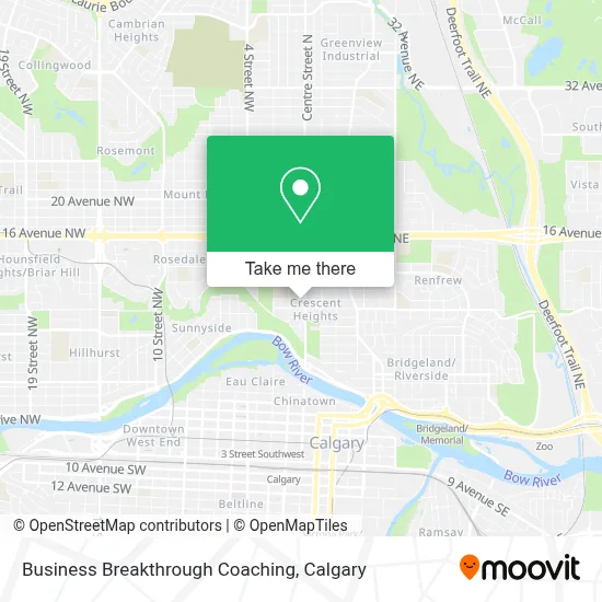 Business Breakthrough Coaching map