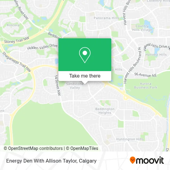 Energy Den With Allison Taylor map