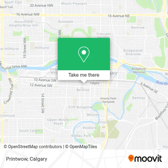 Printwow map